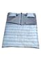Neo -23 350 g Fiber + 200 Gr Plush Fleece Padded Double Sleeping Bag Gray - 3