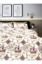 Single Duvet Cover Set Marine Brown - With Flat Sheets