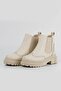 Women's Beige Genuine Leather Chelsea Boots & Booties, Size 35-41 - 2