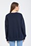 Crew Neck Oversize Sweatshirt - 8