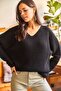 V-Neck Thessaloniki Knit Oversize Knitwear Sweater - 6