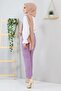 Button Detailed Trousers Lilac 10632 - 5
