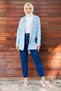 Skinny Leg Denim Trousers Dark Denim 6035 - 5