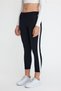 Women's Black Stripe Detailed Recovery Tights - 6