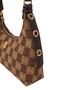 Brown Checkers Canvas Women's Shoulder Bag 05Po22K1596 - 3