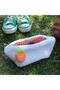 Cute Plush Washable Zippered Gingham Lined Cloth Pen Holder Pencil Case Wallet Makeup Bag - 6