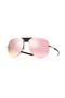 Women's Sunglasses Drop Design Gold Frame Mirror Glass
