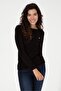 Crew Neck Black Women's Sweater Darthy - 3