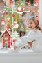 New Year's Joy in the Fairytale Forest New Year's Glass Door Wall Sticker Set - 2
