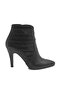 Genuine Leather Anaconda Women's Heeled Boots - 3