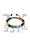 Macrame Knitted Natural Stone Combination Women's Success Bracelet - 2