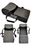 Gray Black Mother Baby Care Bag + Carrycot Baby Carrier Stroller Double Set Striped - 2