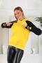 Women's Yellow Hooded Sweatshirt - 3