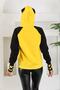 Women's Yellow Hooded Sweatshirt - 5