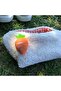 Cute Plush Washable Zippered Gingham Lined Cloth Pen Holder Pencil Case Wallet Makeup Bag - 2