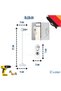 Anthracite Window Lock with 8 Ropes Child Safety Security Burglar Pimapen PVC Door Baby Lock - 4