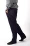 Men's Dark Navy Blue Straight Leg Soft Honeycomb Fabric Comfortable Sweatpants 22eesah566 - 4