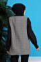 سترة نسائية منقوشة بنقشة Houndstooth - 7
