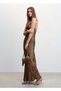 Flowy Leopard Print Dress - 2