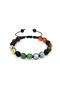 Macrame Knitted Natural Stone Combination Women's Success Bracelet