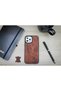 Real Leather Handmade Phone Case Compatible with iPhone 12 Pro - 4