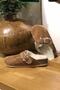 Oslo Cork Sole Suede Genuine Fur Slippers