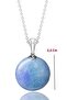 Certified Aquamarine Stone Necklace - 1st quality - 2