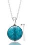 Certified Real Blue Agate Natural Stone Necklace - 1st quality - 2