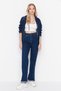 Pomelan High Waist Lycra Wide Leg Denim Jeans, Wide Leg Jeans - 4