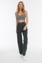 Anthracite High Waist Wide Leg Jeans with Pocket Detail TWOAW22JE0595 - 3