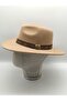 New Season Beige Fedora Hat - 3