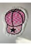 27x22 Cm Sequined Colorful Star Plush Hat Applique Patch Badge