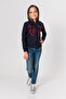Girl's Zippered Hooded Sweatshirt - 2