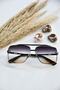 Charles Unisex Women Men Uv400 Protected Gradient Transition New Season Vintage Sunglasses - 3