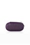 Genuine Leather Plum Zippered Home Car Keychain - 4