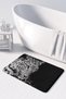 Cute Designed Microfiber Bath Mat, Non-Slip Base, Machine Washable (50x80)