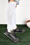 27048 Black Yellow Patterned Astroturf Football Shoes