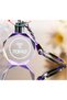 2D Blasted Crystal LED Illuminated Keychain with Tofaş Logo, Car Keychain - 2