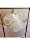 White Organza Puffy Dress