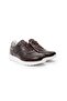 Men's Brown Genuine Leather Sneaker Shoes - 2