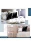 4 Piece 30x50 White Plush And 43x43 Black Sequined Throw Pillow Case - 4
