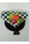 Placemat Set (dama Makkenzie Pumpkin Patterned Tasseled Runner 4 Black Tableware - 4