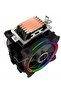 Gametech Freezer Pro HD120 - 2x ضوء RGB، 6x برج نحاسي، مروحة معالج - 6