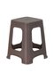 Romanoset Rattan Patterned Plastic Stool Set of 4 - 2