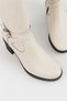 Women's Beige Genuine Natural Leather Boots - 4