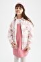 Girl's Oversize Fit Flannel Long Sleeve Shirt