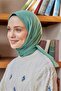 وشاح من الخيزران بلون النعناع - 3