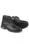Yağlıoğlu 1504 Men's Genuine Leather Fur-Trimmed Zipper Winter Boots - 2