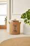 Jute Cabinet Laundry Children's Room Toy Organizer Folding Storage Basket Organizer 30x31