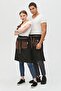 Waiter, Barista, Cafe, Bartender, Florist, Kitchen Aprons, Stain Resistant, Men, Women, Long Half Apron